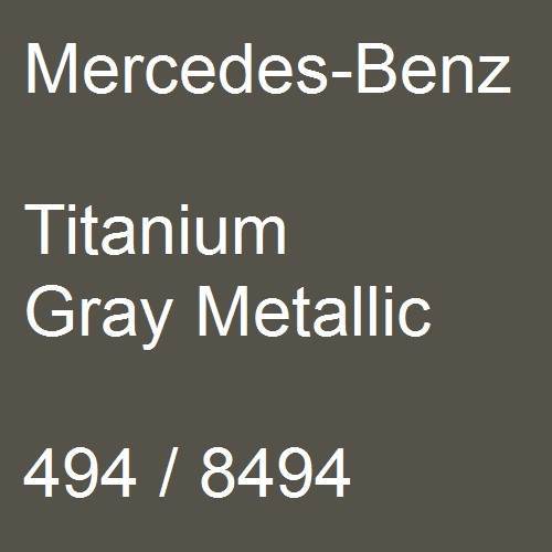 Mercedes-Benz, Titanium Gray Metallic, 494 / 8494.